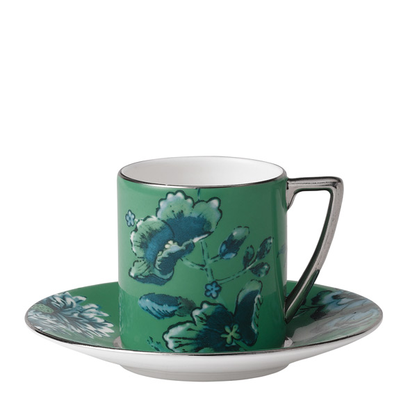 Wedgwood Jasper Conran Chinoiserie Green Espressoschotel wedgwood kopen in de aanbieding