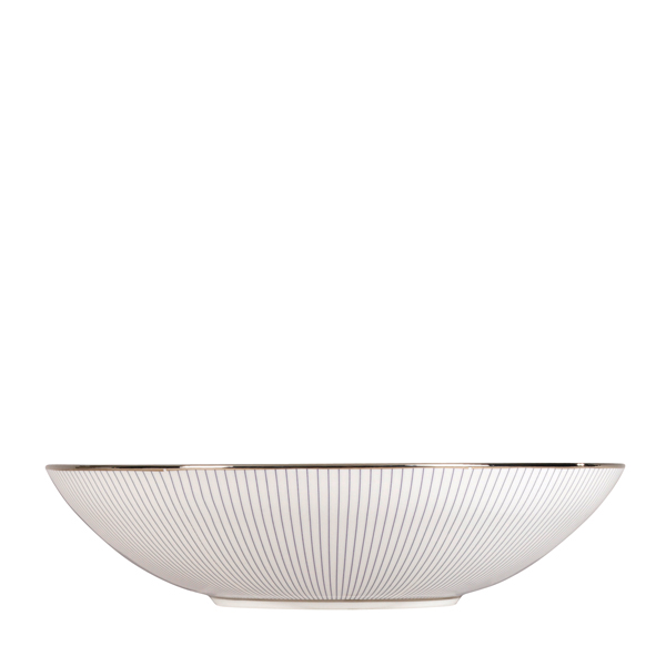 Wedgwood Jasper Conran Pin Stripe Diep Bord 23Cm wedgwood kopen in de aanbieding