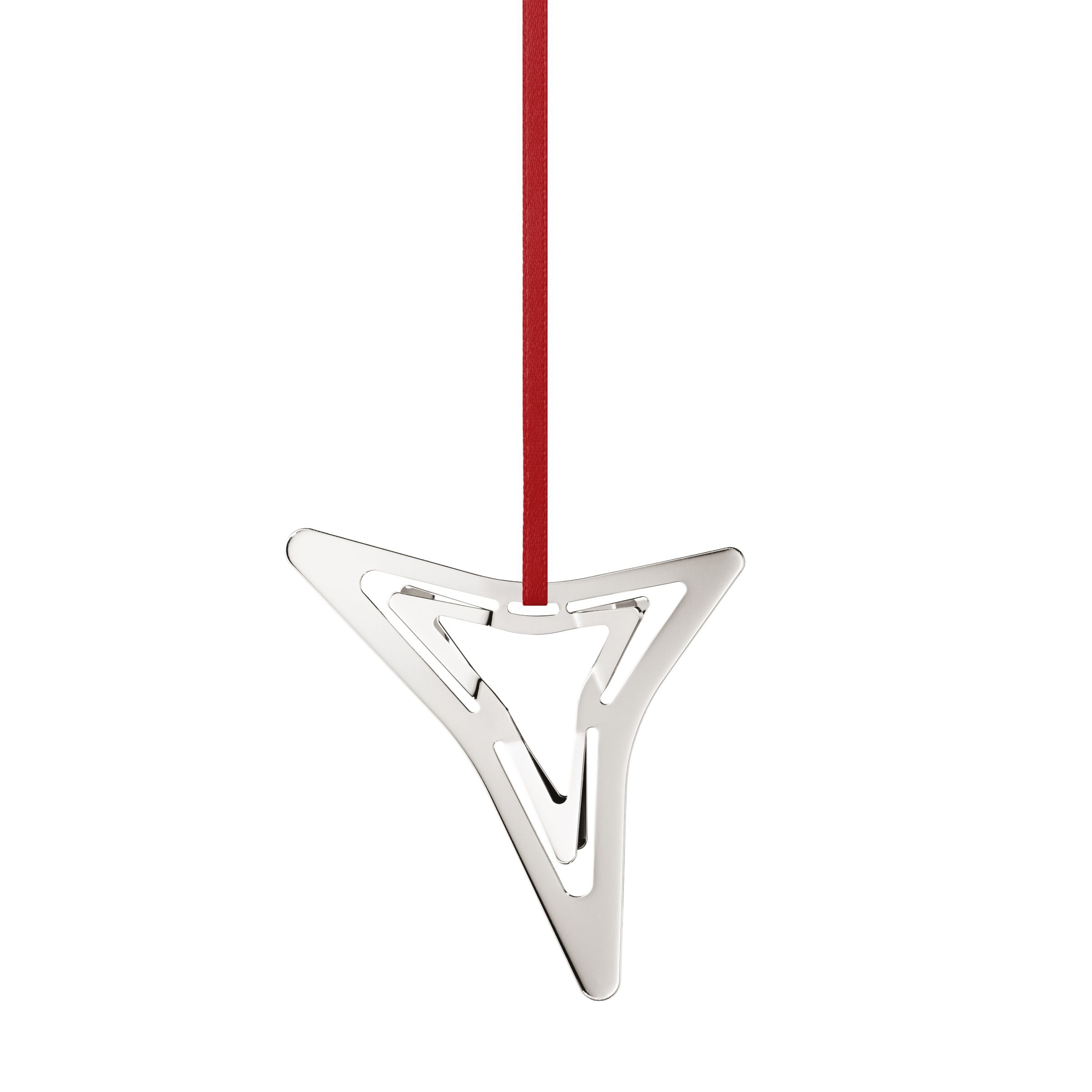 Georg Jensen Kerst 2021 Ornament 3 Punten Ster Zilver Georg Jensen Kerst 2021 Ornament 3 Punten Ster Zilver