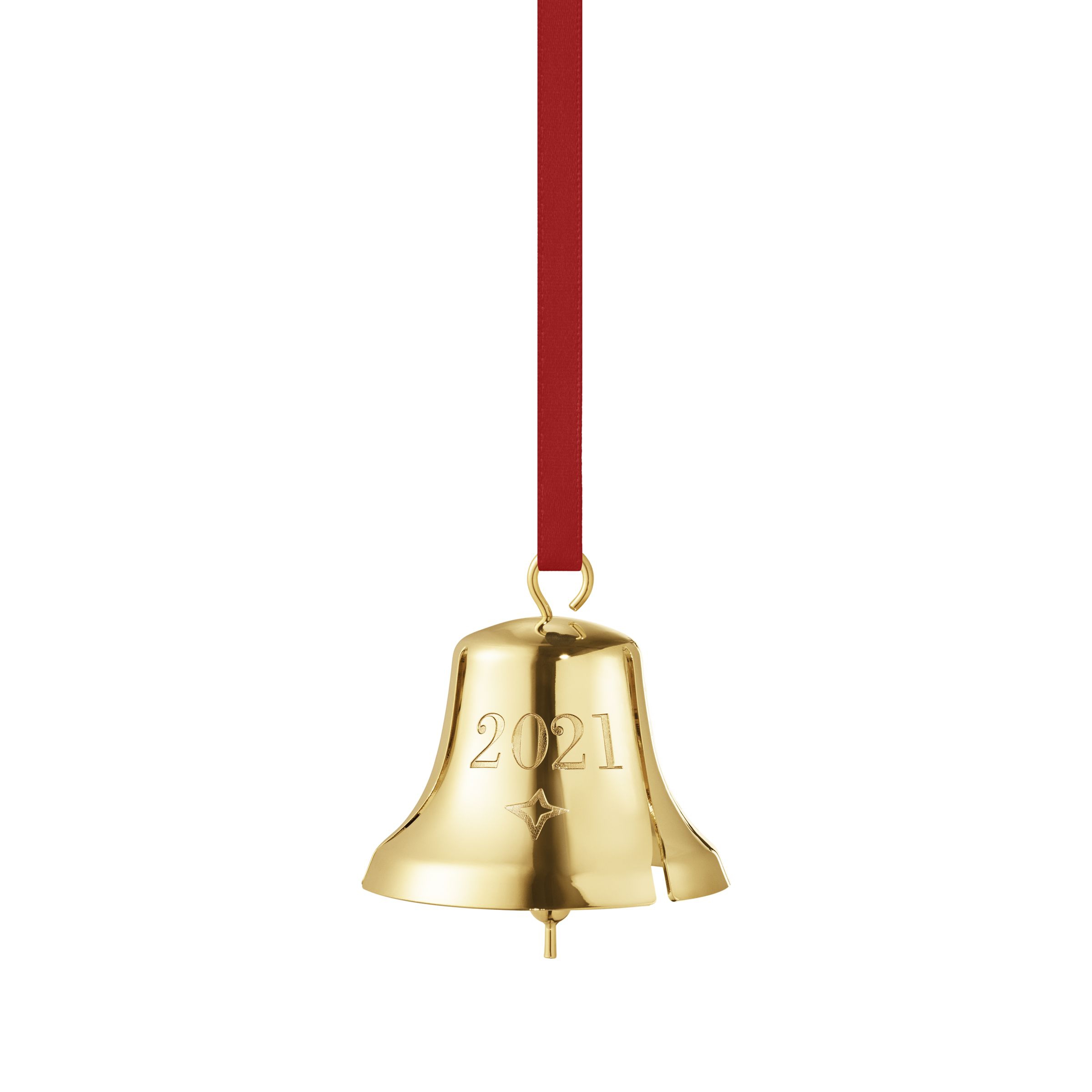 Georg Jensen Kerst 2021 Kerstklok Goud Georg Jensen Kerst 2021 Kerstklok Goud