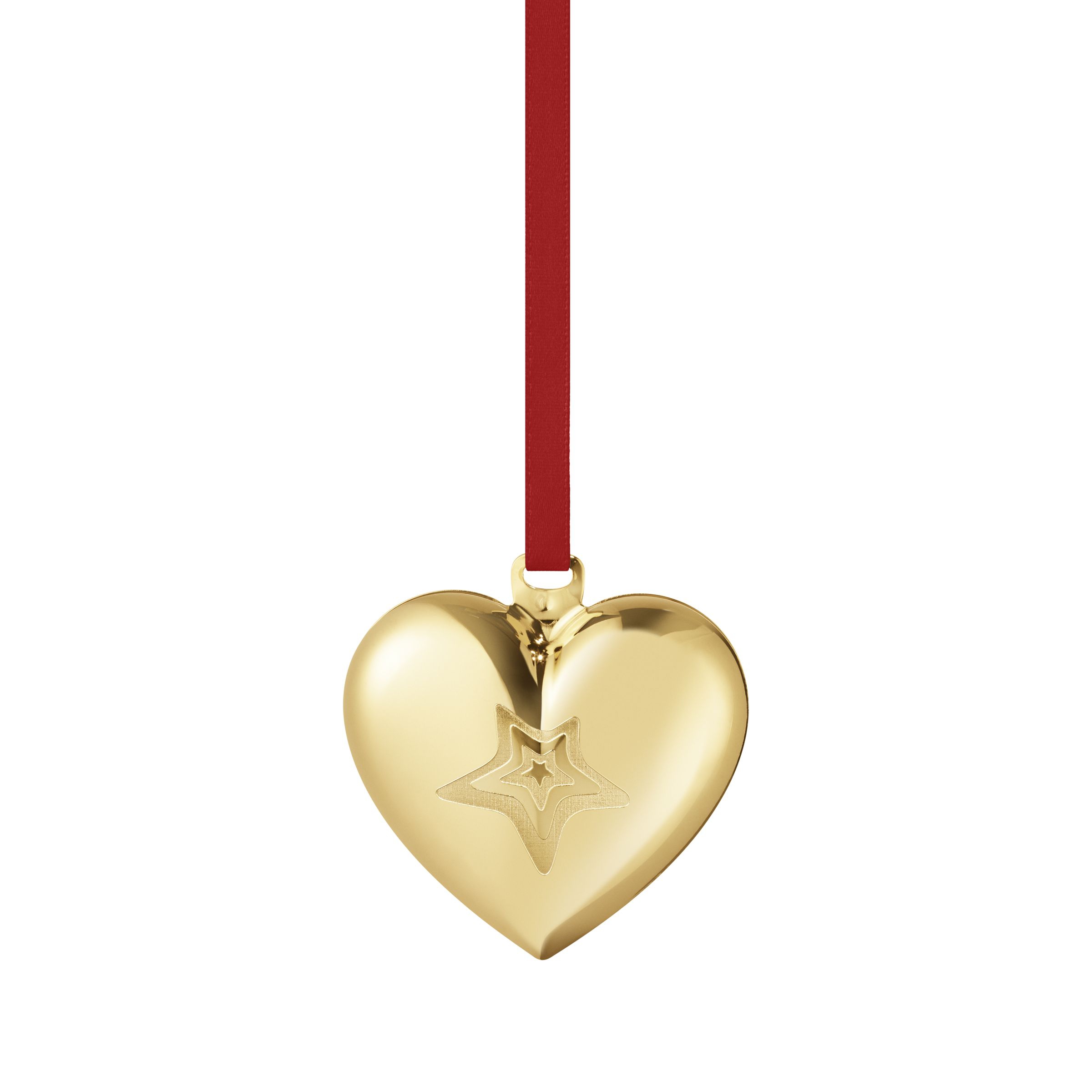 Georg Jensen Kerst 2021 Hanger Hart Goud Georg Jensen Kerst 2021 Hanger Hart Goud