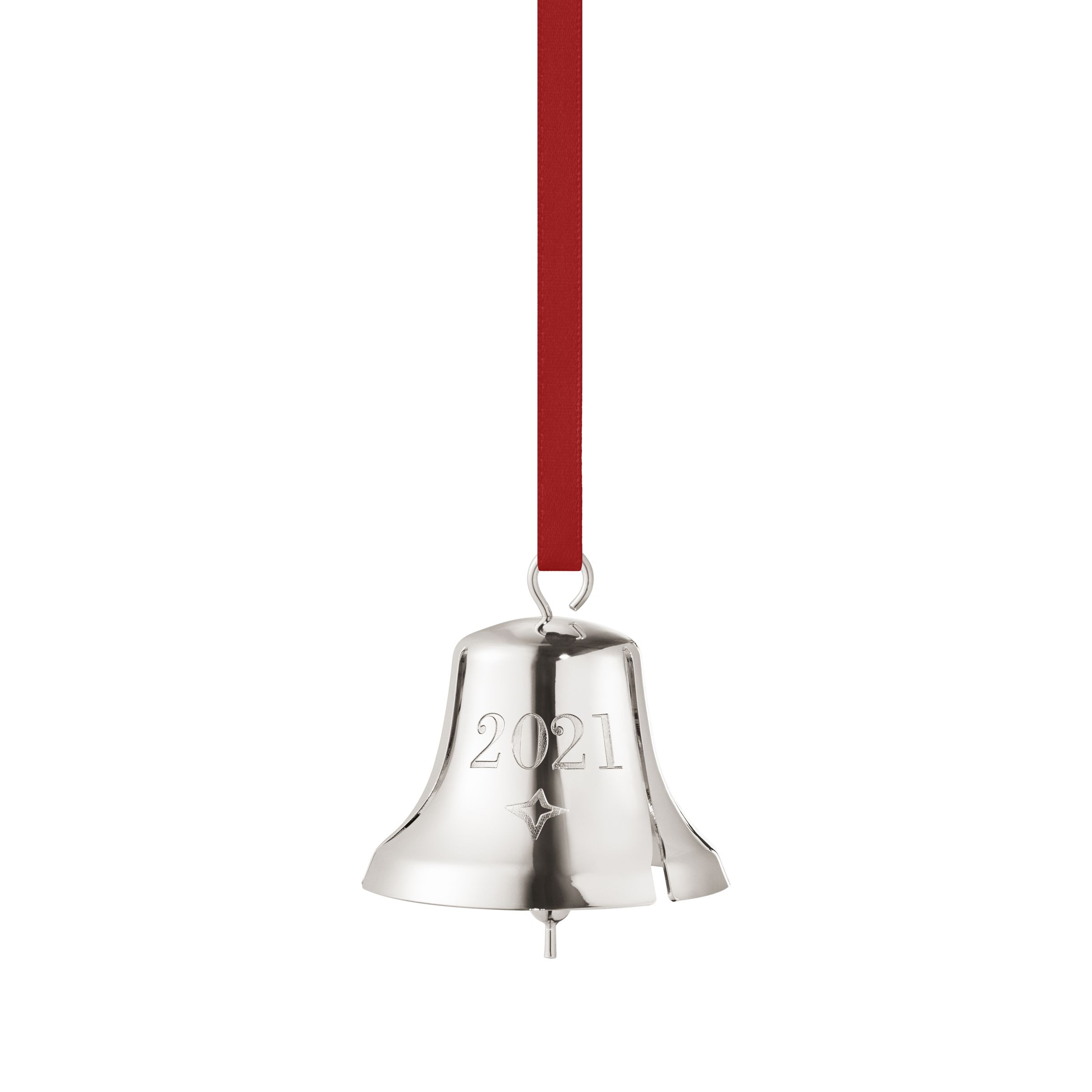Georg Jensen Kerst 2021 Kerstklok Zilver Georg Jensen Kerst 2021 Kerstklok Zilver