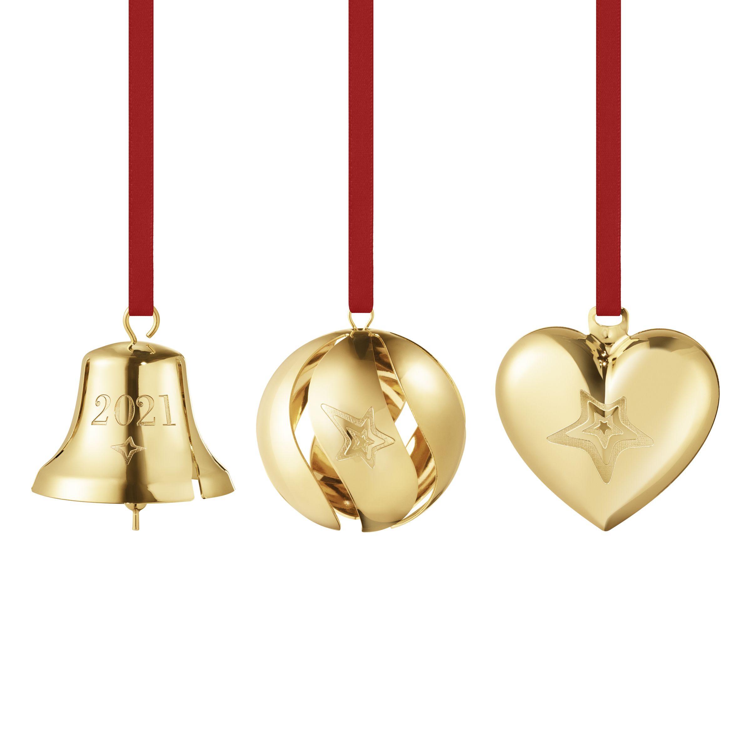 Georg Jensen Kerst 2021 Giftset Hanger Goud 3 Stuks Georg Jensen Kerst 2021 Giftset Hanger Goud 3 Stuks