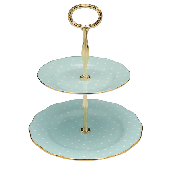 Royal Albert Polka Etagere Rose Vintage royal albert kopen in de aanbieding