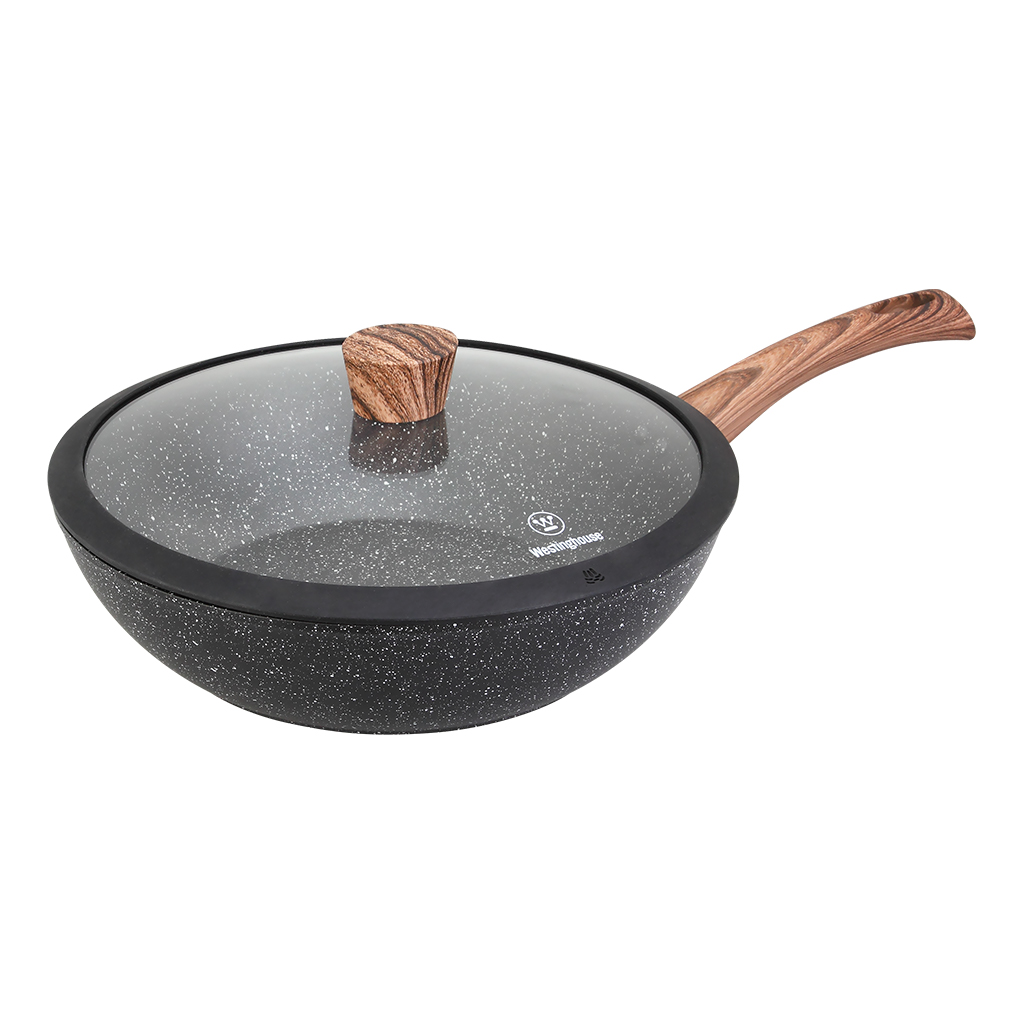 Westinghouse Wokpan Marble Ø 30 cm Wood Westinghouse Wokpan Marble Ø 30 cm Wood
