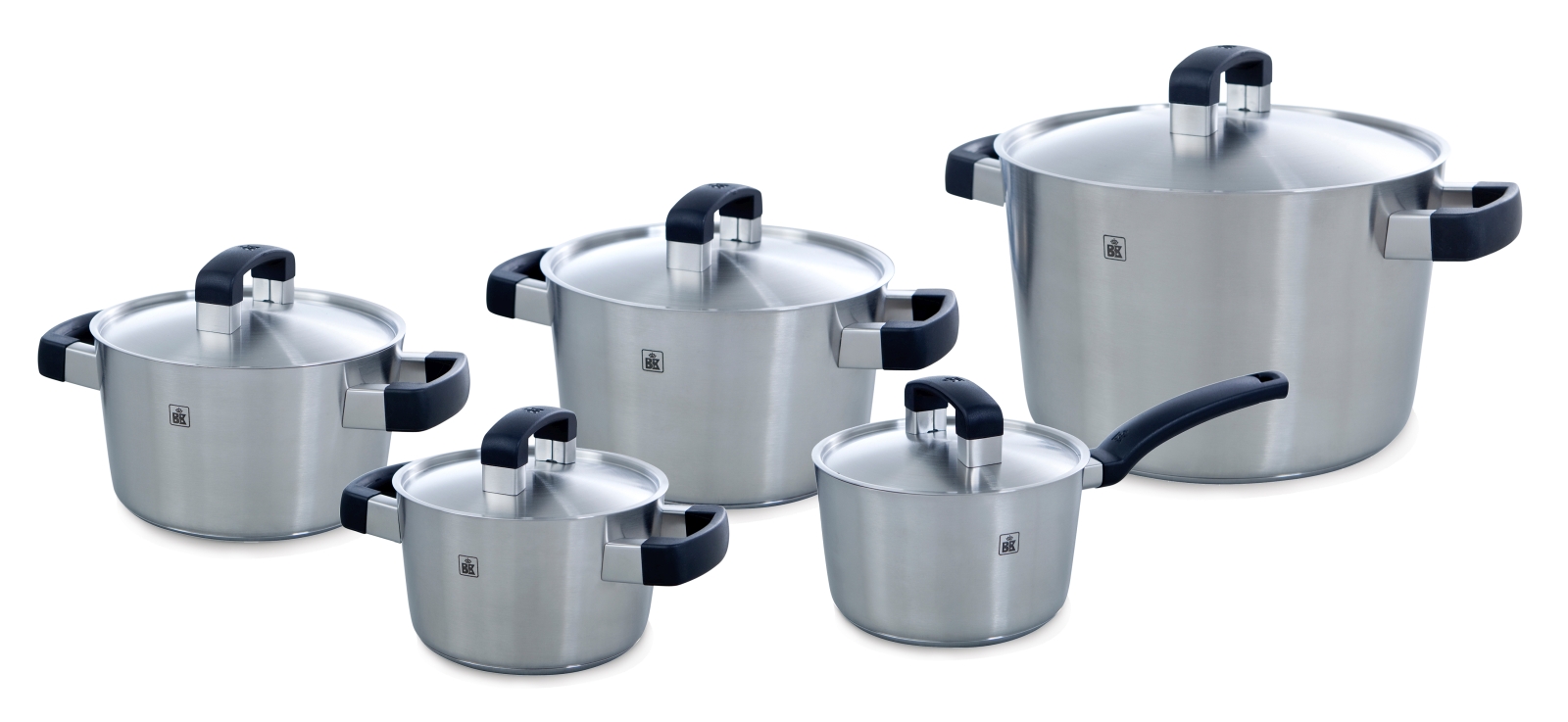 Bk Pannenset Conical Cool 5 Delig bk kopen in de aanbieding Bk Pannenset Conical Cool 5 Delig bk kopen in de aanbieding