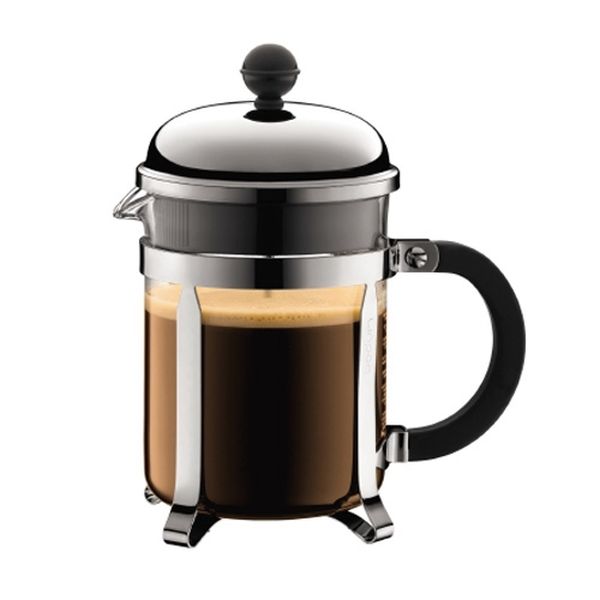 Bodum Cafetiere Chambord Rvs Zwart 05 Liter bodum kopen in de aanbieding