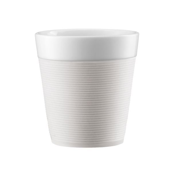 Bodum Bistro Beker 17Cl Wit 2 Stuks bodum kopen in de aanbieding