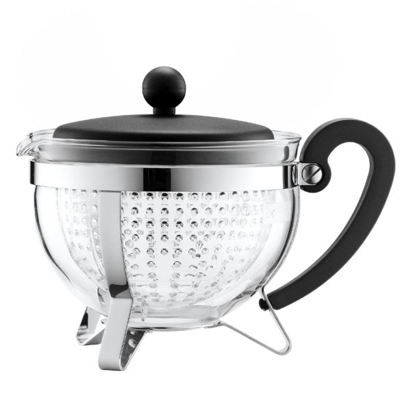 Bodum Theepot Met Filter Chambord Zwart 1 Liter bodum kopen in de aanbieding