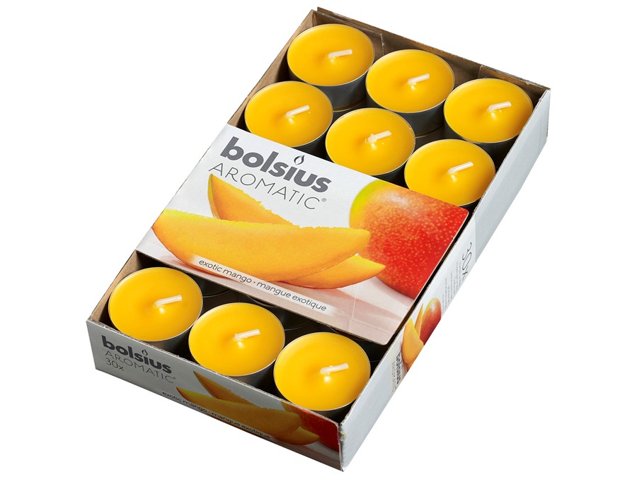 Bolsius Geurlichten Aromatic Exotic Mango 30 Stuks bolsius kopen in de aanbieding Bolsius Geurlichten Aromatic Exotic Mango 30 Stuks bolsius kopen in de aanbieding