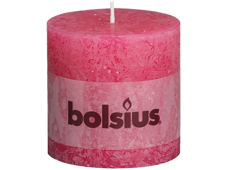Bolsius Stompkaars Rustiek Fuchsia 100100 Mm bolsius kopen in de aanbieding