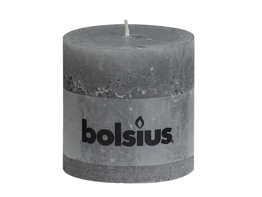 Bolsius Stompkaars Rustiek Xxl Lichtgrijs 100100 Mm bolsius kopen in de aanbieding