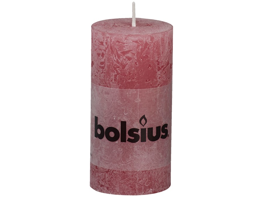 Bolsius Stompkaarsen Rustiek Oud Roze 10050 Mm 8 Stuks bolsius kopen in de aanbieding