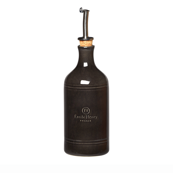 Emile Henry Ölgießer Kohle Schwarz Höhe: 17cm / Inhalt 0.45 Liter