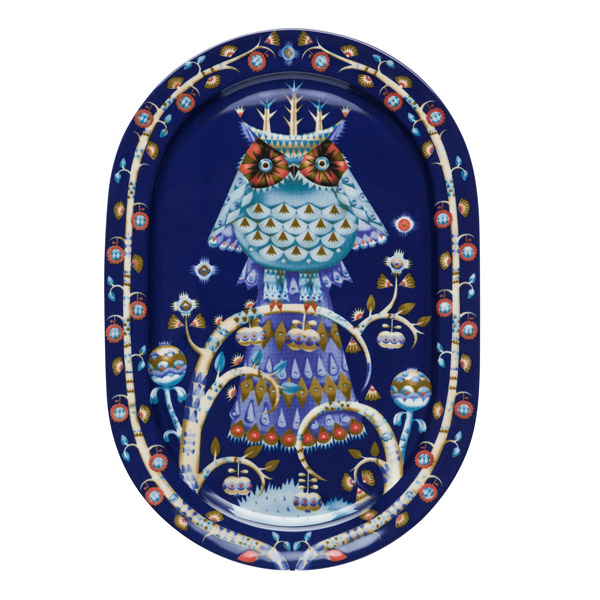 Iittala Serveerschaal Taika Blauw 41 cm Iittala Serveerschaal Taika Blauw 41 cm