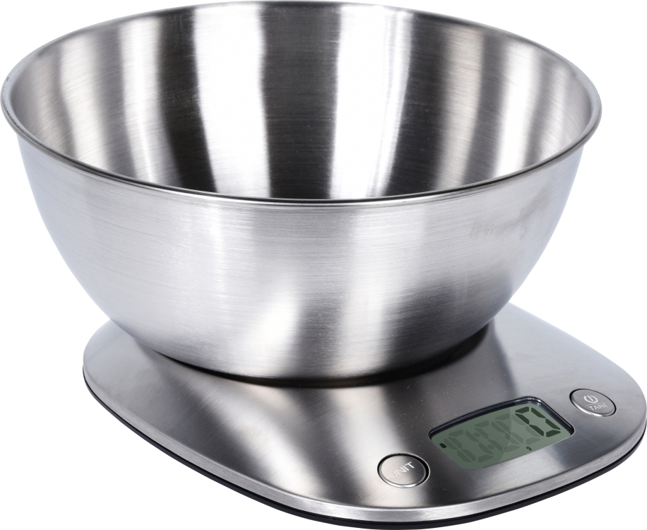 Excellent Houseware Keukenweegschaal Rvs Mengkom 5 Kg excellent houseware kopen in de aanbieding