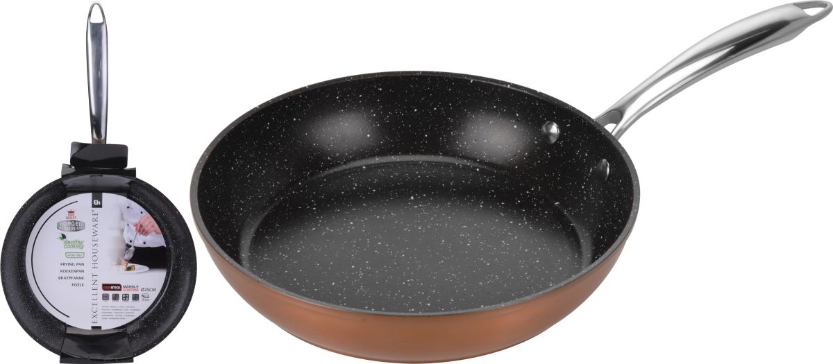 Excellent Houseware Eh Koekenpan Koperkleurig O 25 excellent houseware kopen in de aanbieding Excellent Houseware Eh Koekenpan Koperkleurig O 25 excellent houseware kopen in de aanbieding