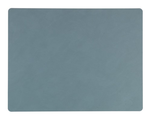 Lind Dna Placemat Nupo Leer 35X45Cm Lichtblauw lind dna kopen in de aanbieding