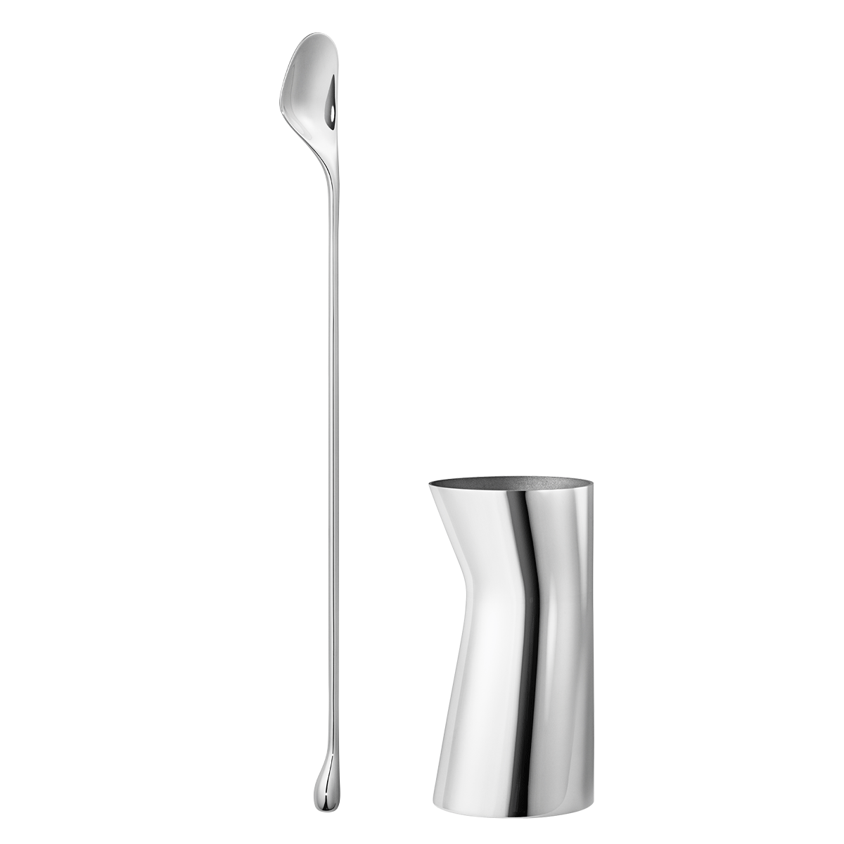 Georg Jensen Sky cocktailset - roerlepel en jigger Georg Jensen Sky cocktailset - roerlepel en jigger