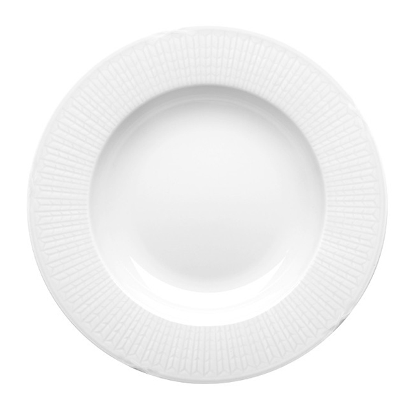 Rorstrand Swedish Grace Diep Bord 25Cm Wit rorstrand kopen in de aanbieding