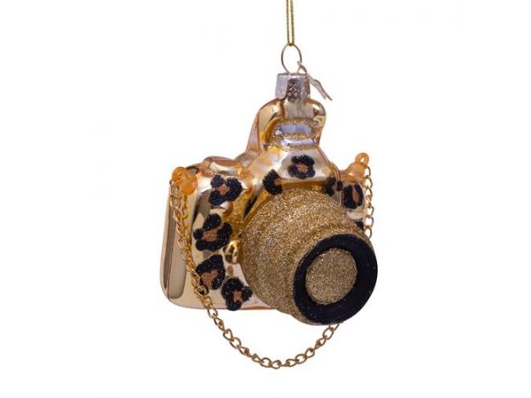 Vondels Kerstboom Decoratie Camera Panterprint Vondels Kerstboom Decoratie Camera Panterprint