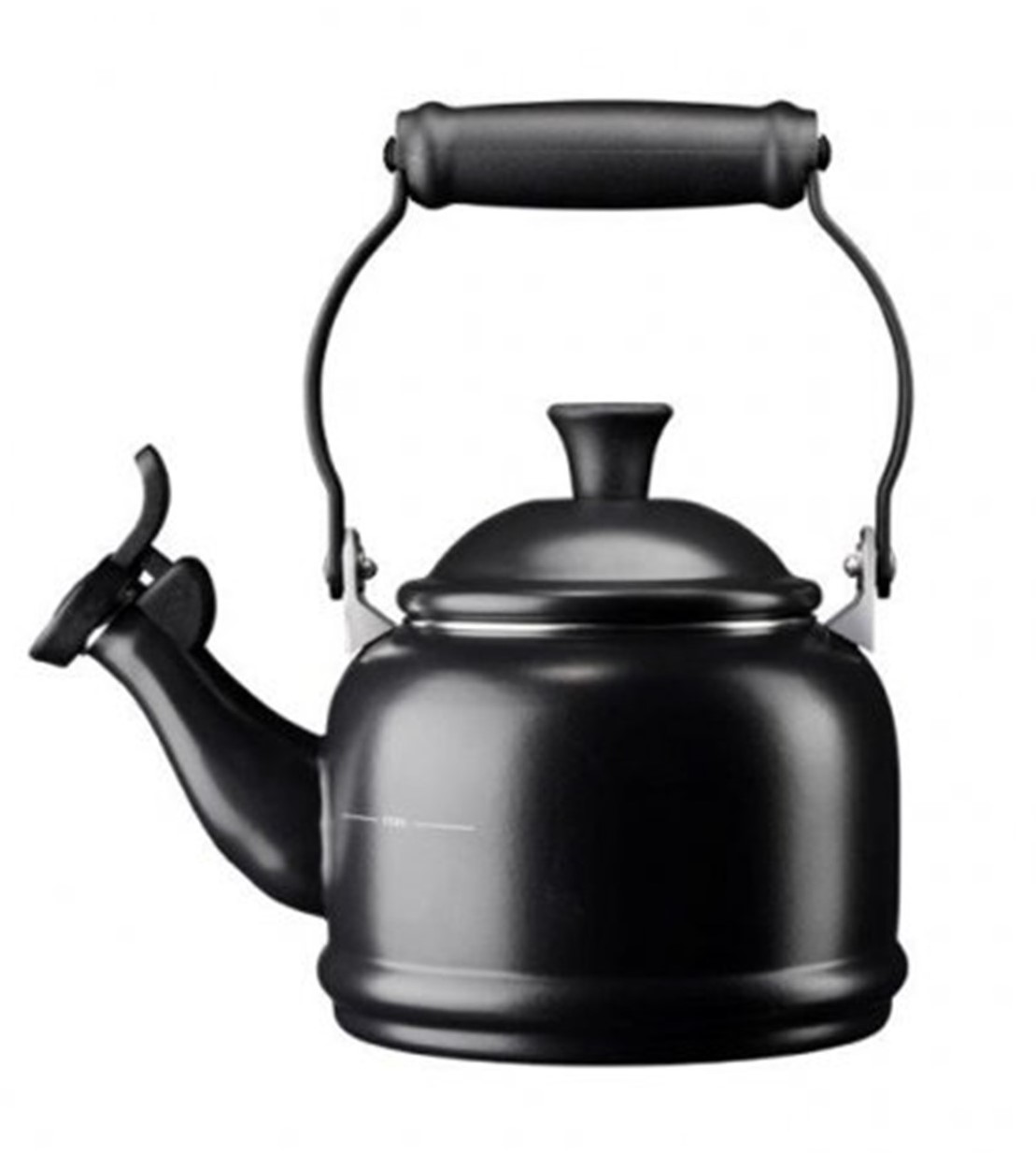 Le Creuset Fluitketel Demi Mat Zwart 11 Liter le creuset kopen in de aanbieding