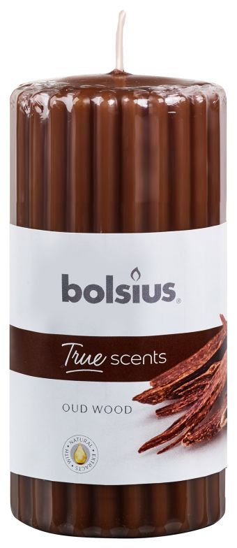 Bolsius Stompkaars True Scents Oud Wood 120/58 mm Bolsius Stompkaars True Scents Oud Wood 120/58 mm