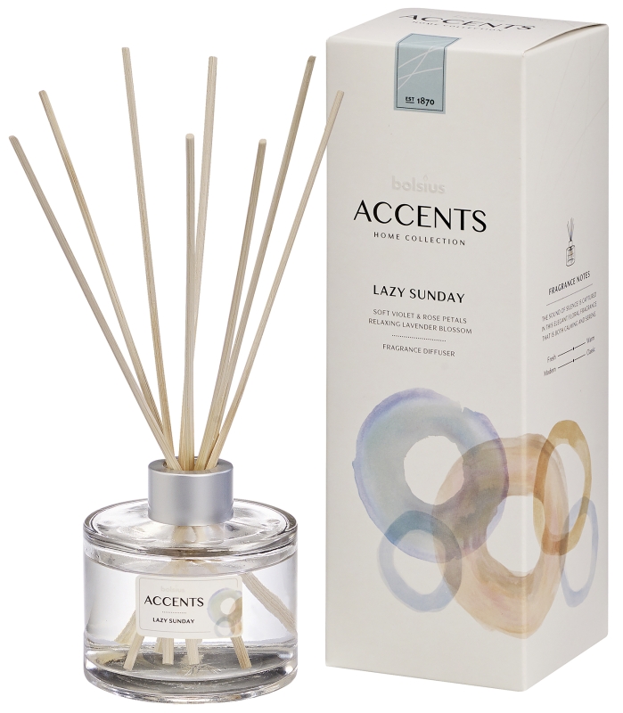 Bolsius Geurstokjes Accents Lazy Sunday 100 ml Bolsius Geurstokjes Accents Lazy Sunday 100 ml