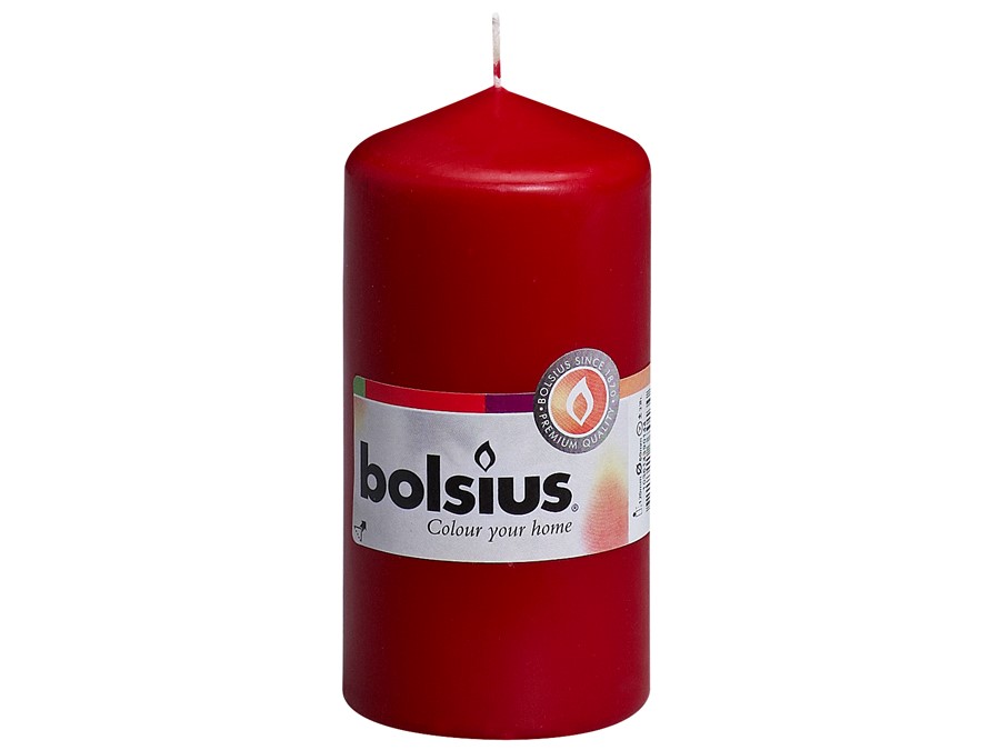 Bolsius Stompkaars Cello Wijnrood 120/60 mm Bolsius Stompkaars Cello Wijnrood 120/60 mm