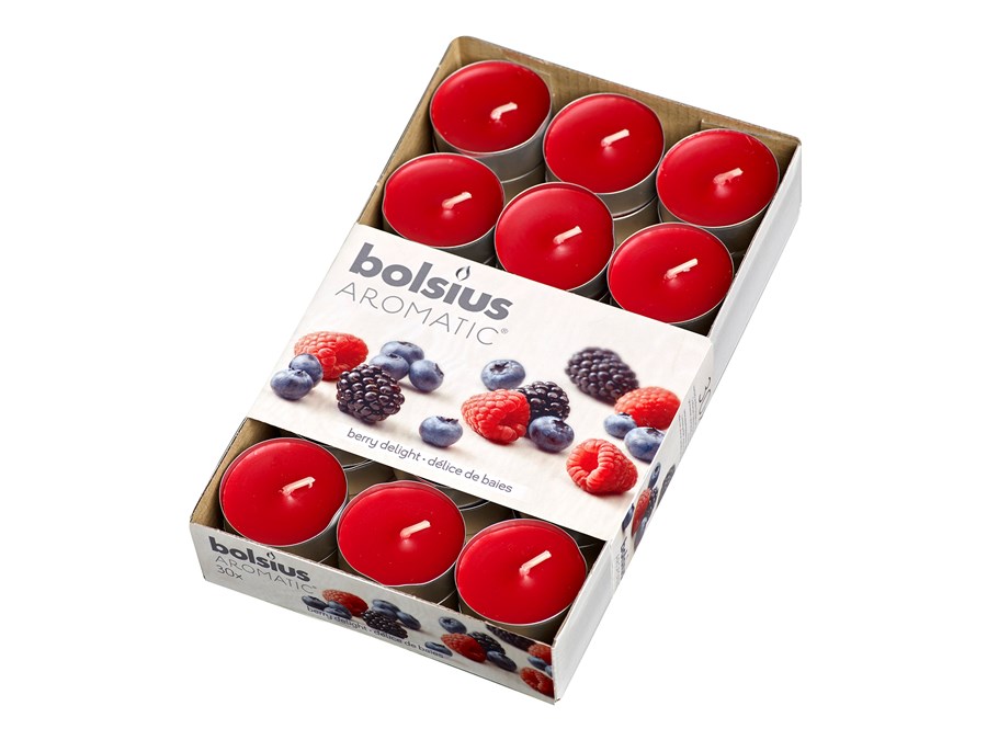 Bolsius Geurlichten Aromatic Berry Delight 30 Stuks bolsius kopen in de aanbieding Bolsius Geurlichten Aromatic Berry Delight 30 Stuks bolsius kopen in de aanbieding