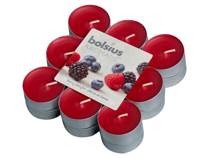 Bolsius Geurlichten Aromatic Berry Delight 18 Stuks bolsius kopen in de aanbieding Bolsius Geurlichten Aromatic Berry Delight 18 Stuks bolsius kopen in de aanbieding