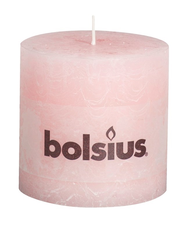 Bolsius Stompkaars Rustiek Xxl Pastel Roze 100100 Mm bolsius kopen in de aanbieding