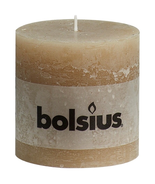 Bolsius Stompkaars Rustiek Xxl Beige 100100 Mm bolsius kopen in de aanbieding