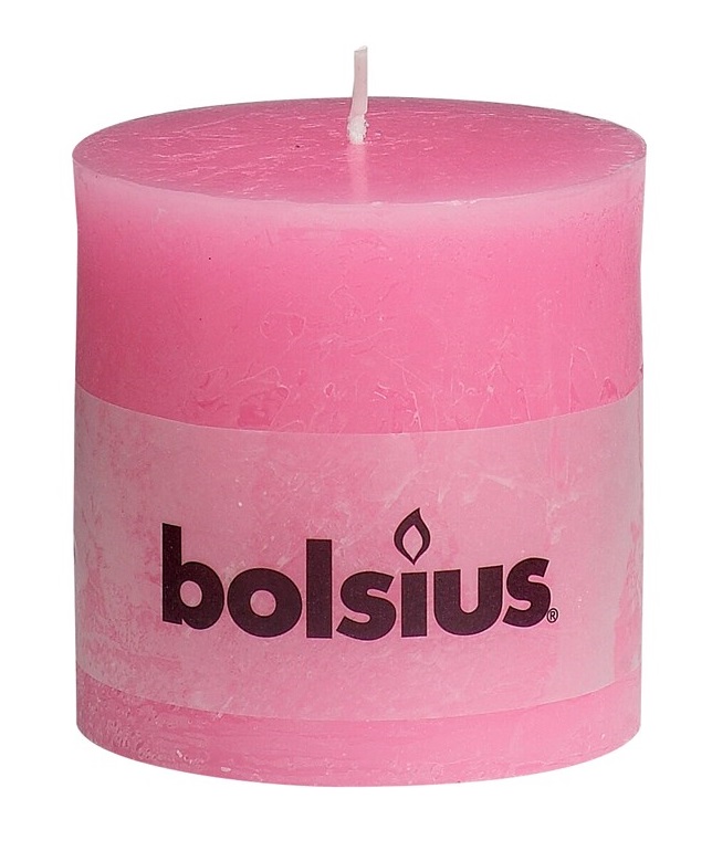 Bolsius Stompkaars Rustiek Xxl Roze 100100 Mm bolsius kopen in de aanbieding