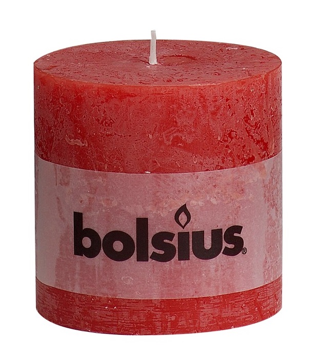 Bolsius Stompkaarsen Rustiek Xxl Rood 100100 Mm 3 Stuks bolsius kopen in de aanbieding