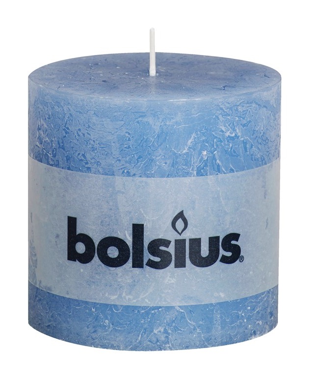 Bolsius Stompkaars Rustiek Xxl Jeans Blauw 100100 Mm bolsius kopen in de aanbieding