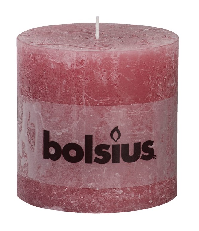 Bolsius Stompkaars Rustiek Xxl Oud Roze 100100 Mm bolsius kopen in de aanbieding