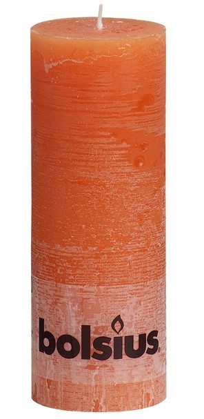 Bolsius Stompkaarsen Rustiek Oranje 19068 Mm 4 Stuks bolsius kopen in de aanbieding