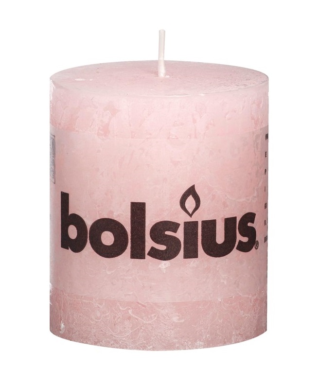 Bolsius Stompkaars Rustiek Pastel Roze 8068 Mm bolsius kopen in de aanbieding