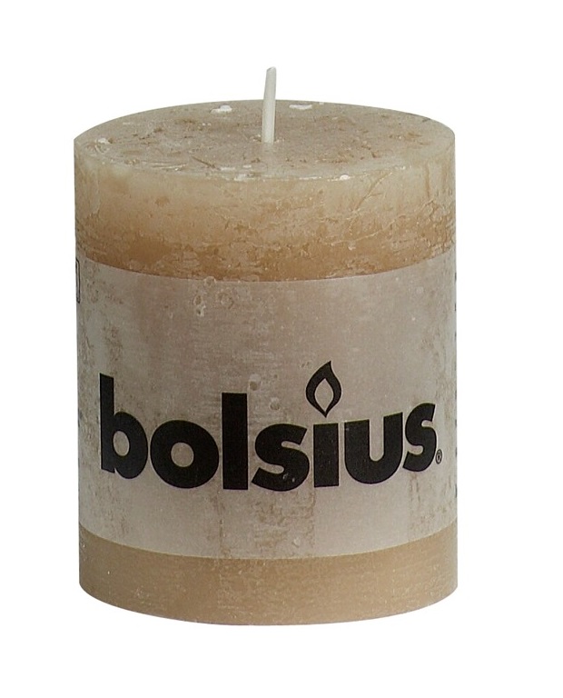 Bolsius Stompkaars Rustiek Beige 8068 Mm bolsius kopen in de aanbieding