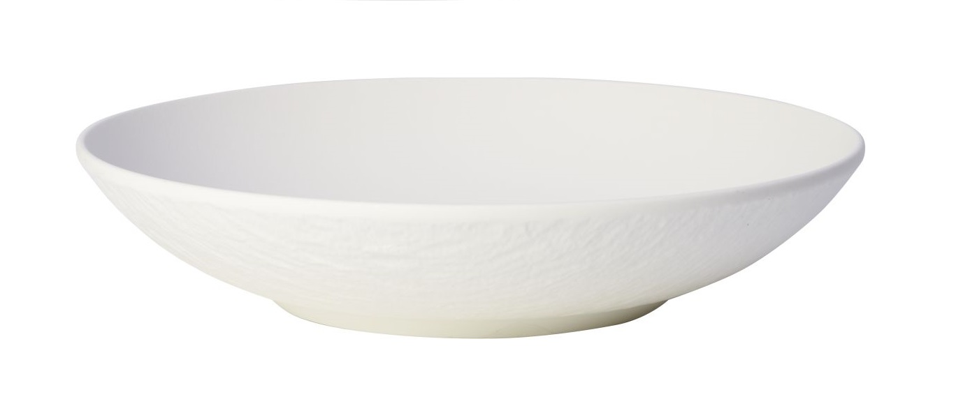 Villeroy Boch Manufacture Rock Schaal O 24Cm Wit villeroy boch kopen in de aanbieding