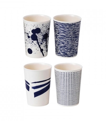 Royal Doulton Bekers Pacific 300 ml - 4 Stuks Royal Doulton Bekers Pacific 300 ml - 4 Stuks