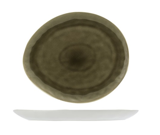 Cosy & Trendy Gebaksbordje Spirit Olive 15 x 11 cm Cosy & Trendy Gebaksbordje Spirit Olive 15 x 11 cm