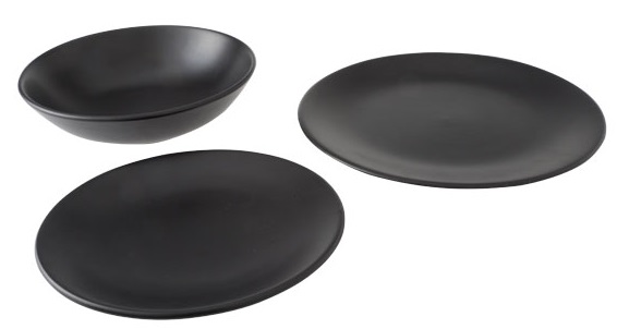 Cosy Trendy Serviesset Serena Black 18 Delig cosy trendy kopen in de aanbieding