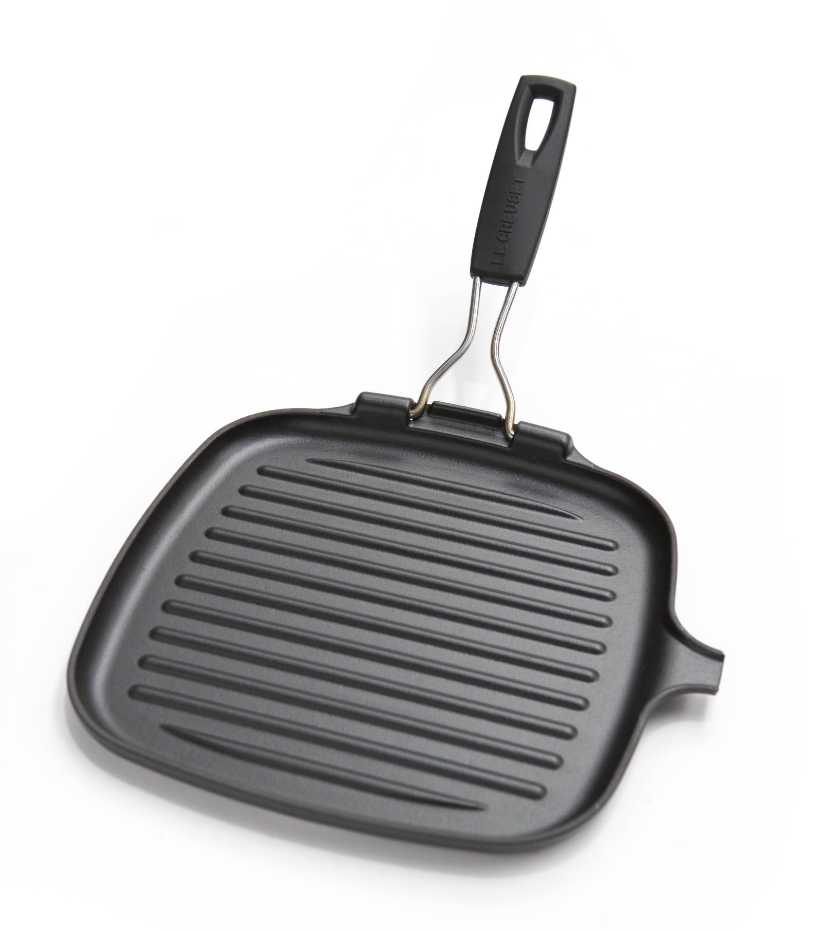 Le Creuset Grillplaat Tradition Mat Zwart 24 x 24 cm Le Creuset Grillplaat Tradition Mat Zwart 24 x 24 cm