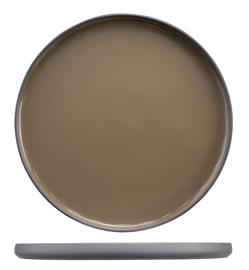 Cosy Trendy Dinerbord Iowa Taupe O 27 cosy trendy kopen in de aanbieding