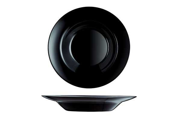 Luminarc Pastabord Friends Time Zwart O 285 luminarc kopen in de aanbieding