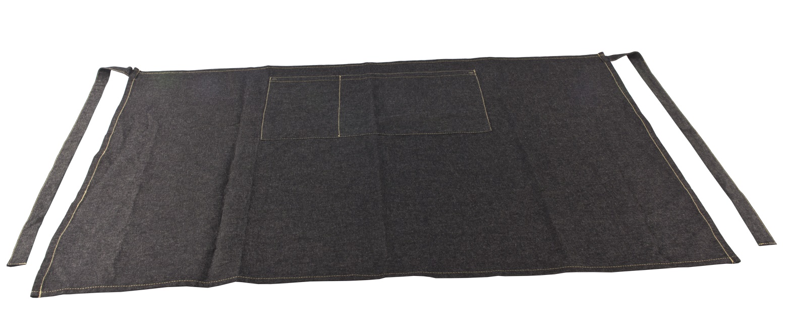 Easyline Keukenschort Jeans Zwart easyline kopen in de aanbieding