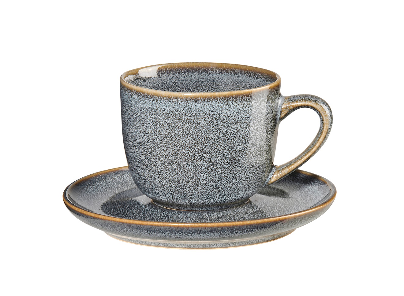 ASA Selection Espressokopje en Schotel Saisons Denim 9 cl ASA Selection Espressokopje en Schotel Saisons Denim 9 cl