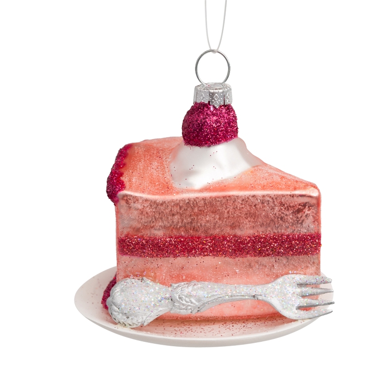 Vondels Kerstboom Decoratie Cake Met Vorkje Vondels Kerstboom Decoratie Cake Met Vorkje